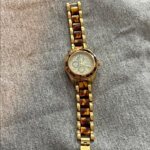 Chico's Gold and Brown Women's Watch